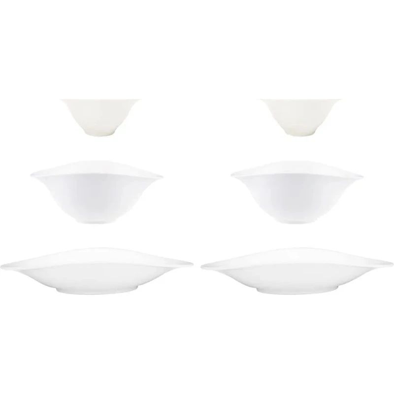 Villeroy & Boch Vapiano Skåltrio 6-pak, Hvid