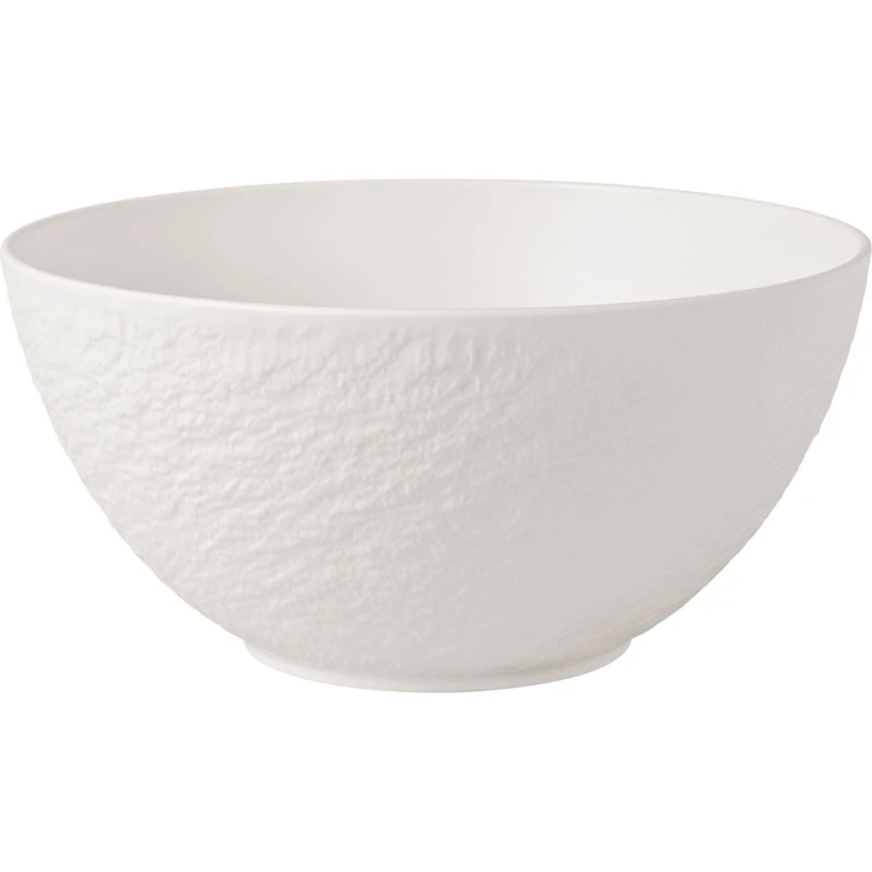 Villeroy & Boch Manufacture Rock Blanc salatskål Ø24 cm