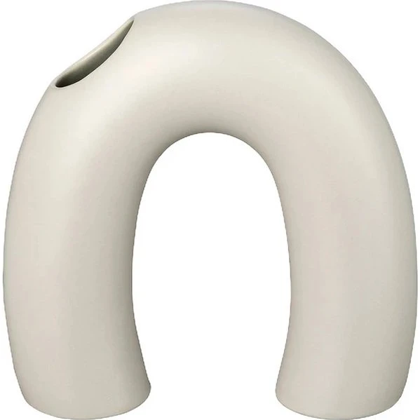 Blomus Kagetsu Vase M Micro Chip – hvid stentøj