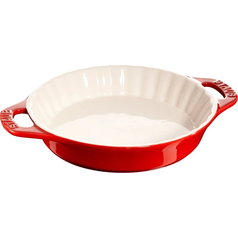 Staub Tærteform 24 cm, emaljeret (kirsebær)