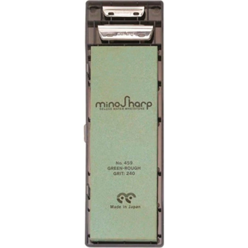 Global Minosharp slibesten grov #240 med 2 fixturer