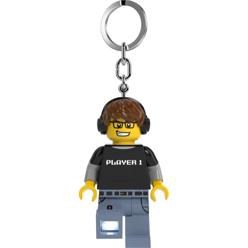 LEGO Videospilsfyr nøglering med lys – Minifigur LED