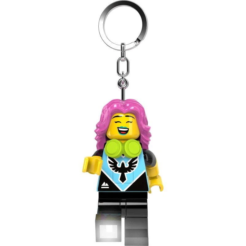 LEGO® Minifigure LED-nøglering – Gamer Girl