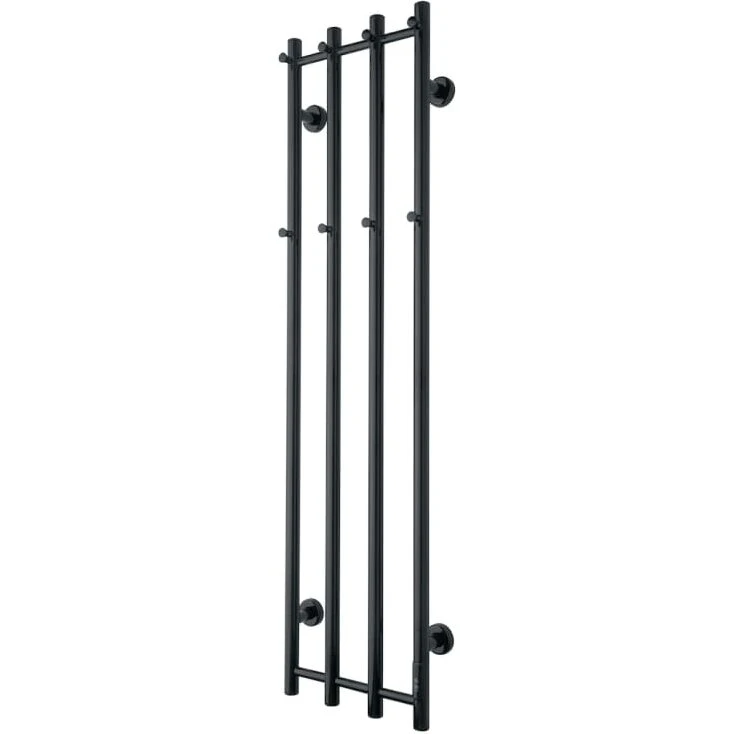 TVS Eldo 4 el-håndklædetørrer 34,5x140 cm, sort