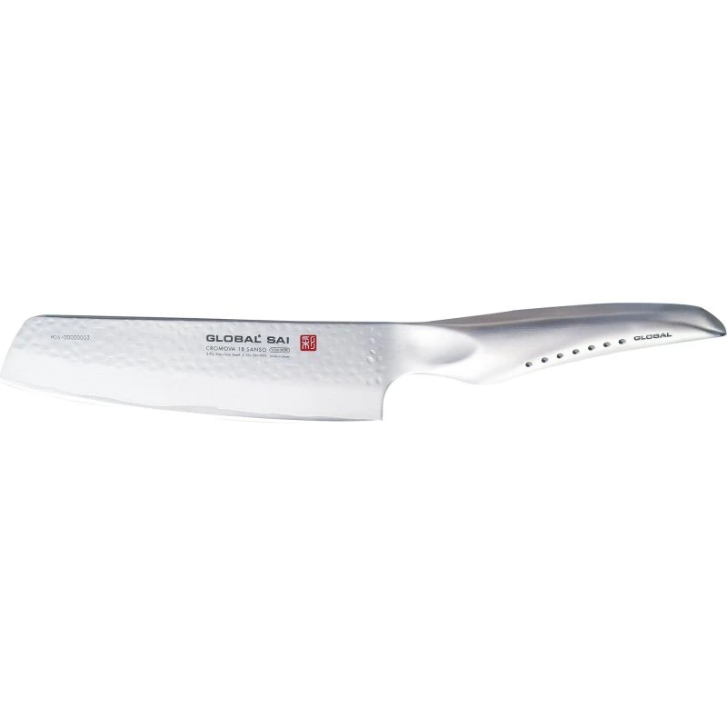 Global SAI-M06 grøntsagskniv 15 cm – Rustfrit stål