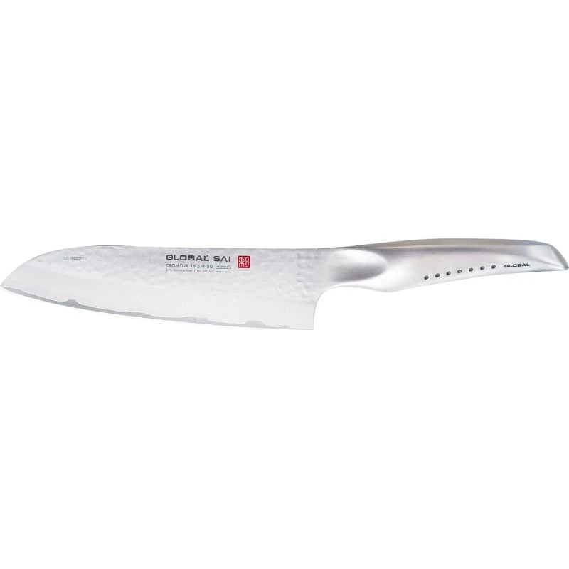 Global SAI-03 Santoku 19 cm – rustfrit stål