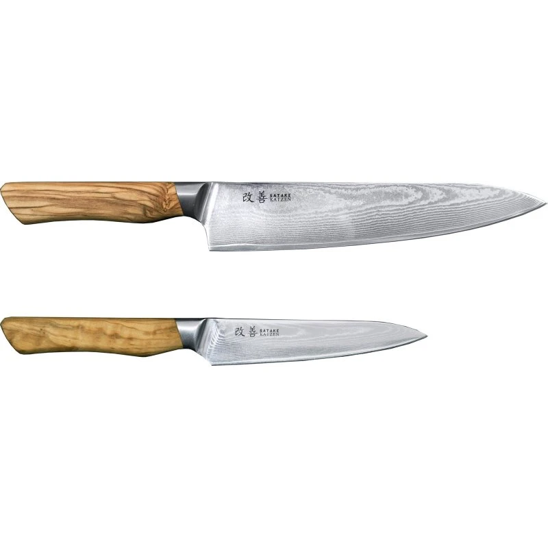Satake Kaizen knivsæt Gyoto 18 cm & Petty 12 cm