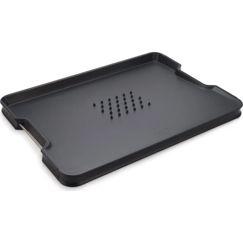 Joseph Joseph Cut & Carve Plus skærebræt 41x29 cm - sort