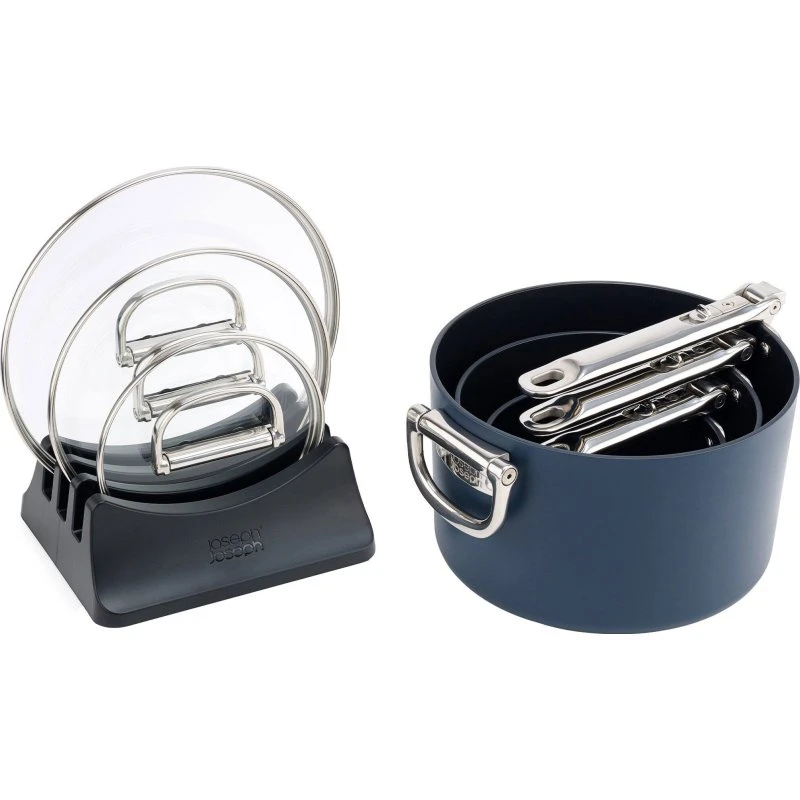 Joseph Joseph Space non-stick grydesæt - mørkeblå