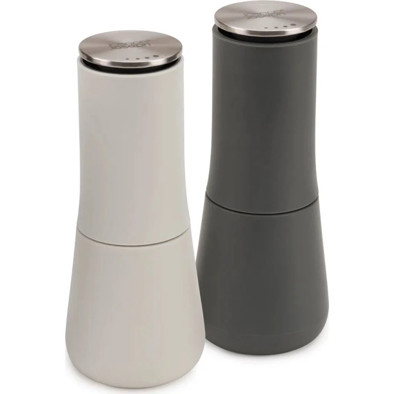 Joseph Joseph Milltop salt- og peberkværn sæt, grå-hvid