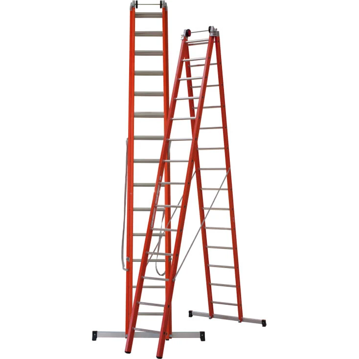 JUMBO kombistige glasfiber 2x14 trin - 7,1 m