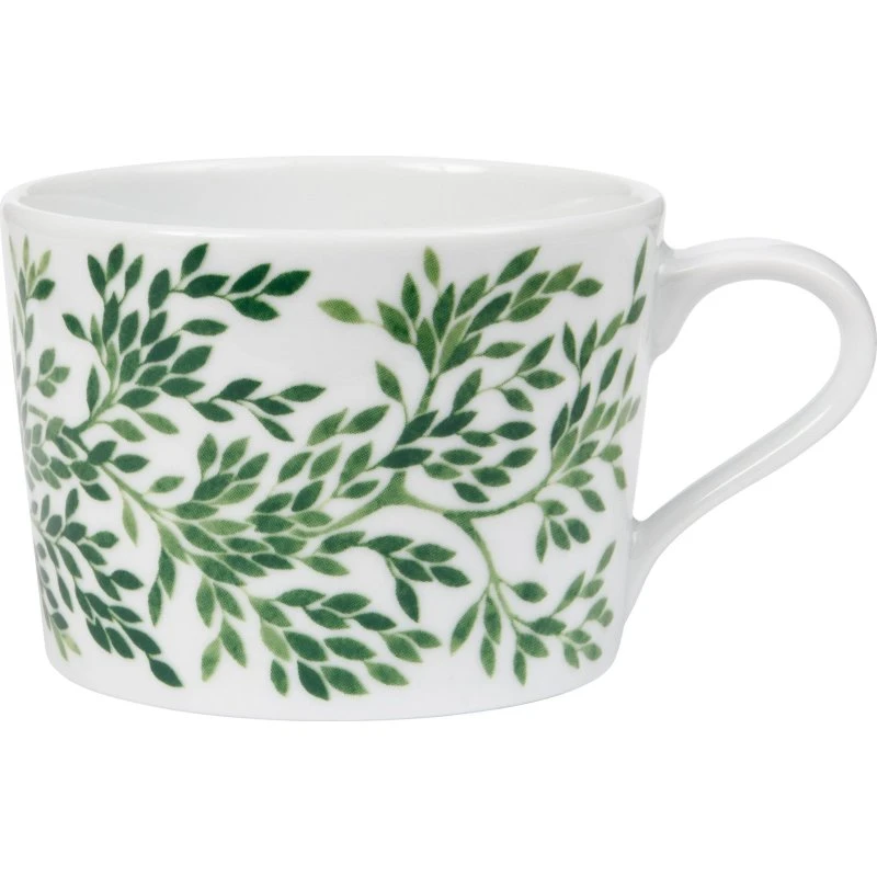 Götefors Porslin Botanica kop Myrte 24 cl - grøn