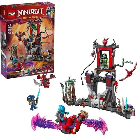 LEGO NINJAGO 71841 Dragonisk Stormlandsby (305 dele)