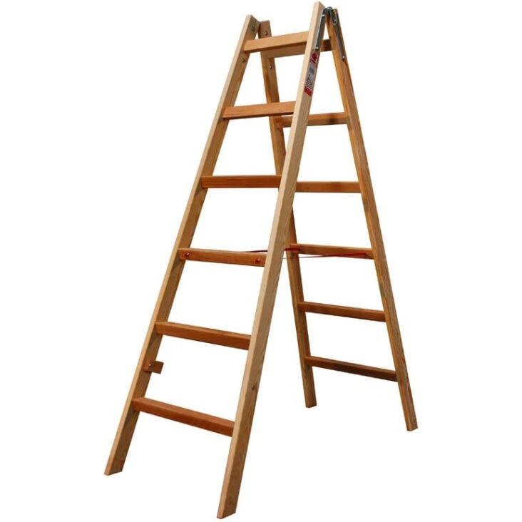 JUMBO Proff træ wienerstige 2x6 trin – 163 cm