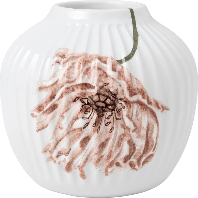 Kähler Hammershøi Poppy vase 13 cm - hvid