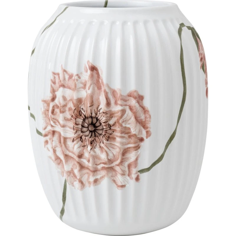 Kähler Hammershøi Poppy vase 21 cm – hvid