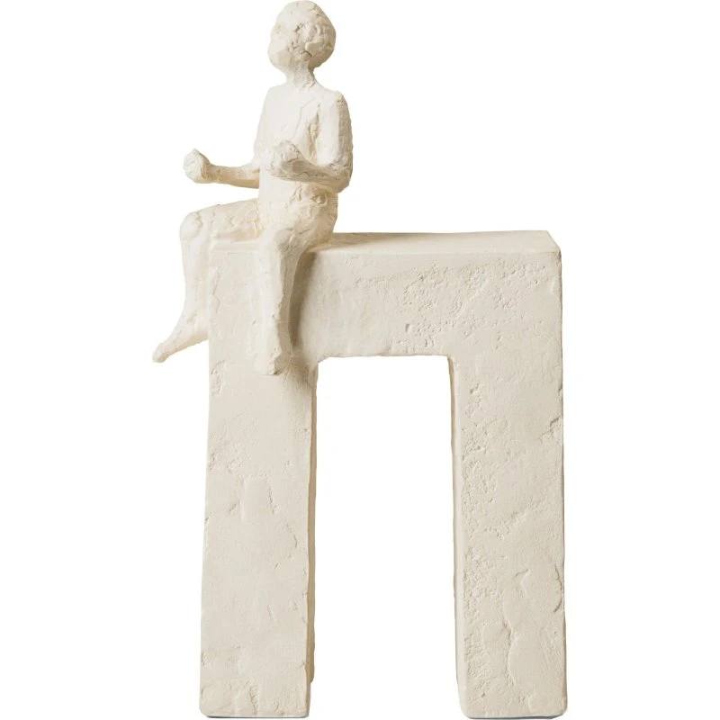 Kähler Astro skulptur - Tvillingerne (hvid)
