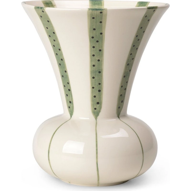 Kähler Signature vase 20 cm - grøn