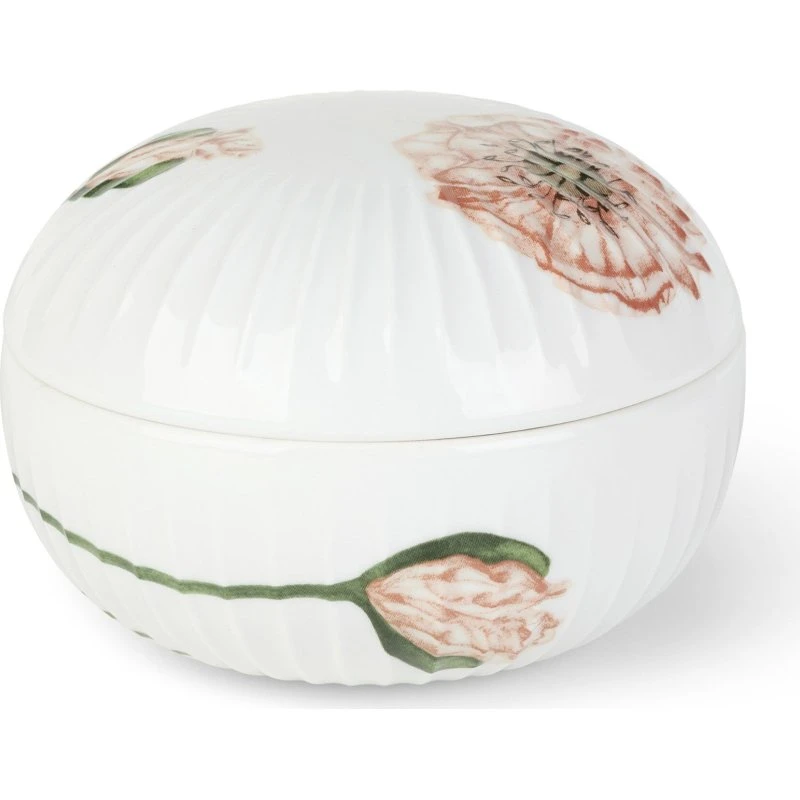 Kähler Hammershøi Poppy bonbonniere Ø12 cm - hvid