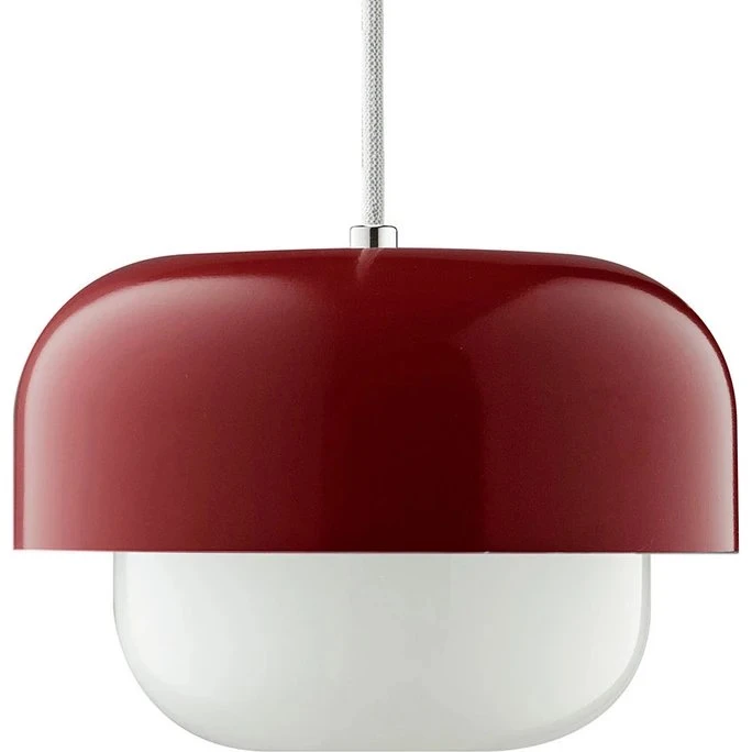 Dyberg Larsen Haipot pendellampe, mørkerød D23
