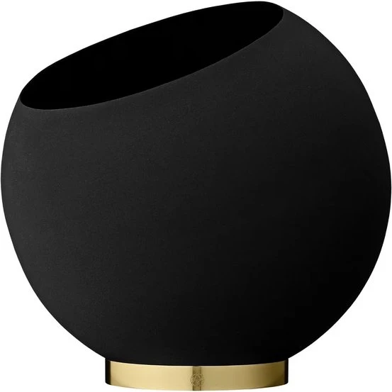 AYTM Globe plantepotte Ø37 cm - Sort/Guld