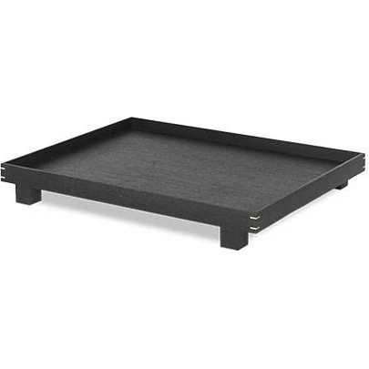 Ferm Living Bon træbakke Large - Sortbejdset eg