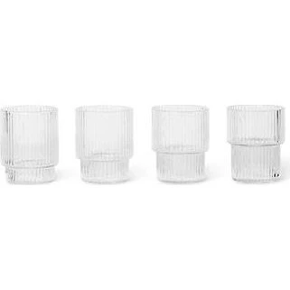 Ferm Living Ripple snapsglas 6 cl – 4 stk