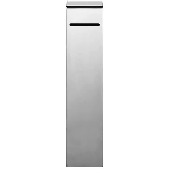 ferm LIVING Sama toiletrulleholder, børstet stål 59,5 cm