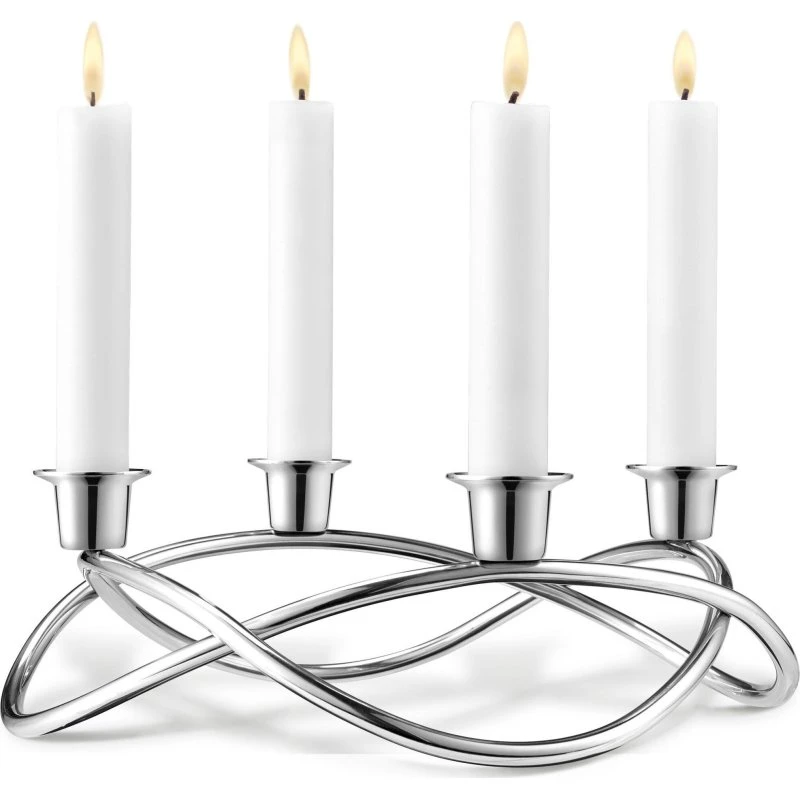 Georg Jensen Season lysestage Ø26 cm - blank