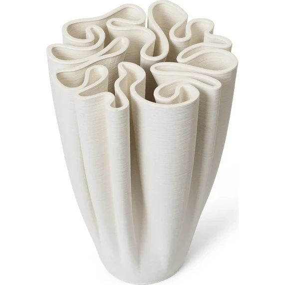 ferm LIVING Dedali vase 25 cm – Off-white