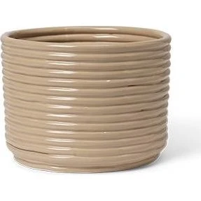 Ferm Living Corduroy blomsterkrukke Ø20x15 cm – Cashmere