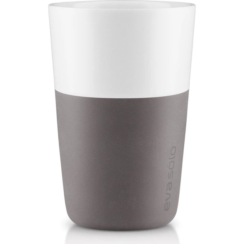 Eva Solo Cafe Latte krus 2-pak, Elephant Grey