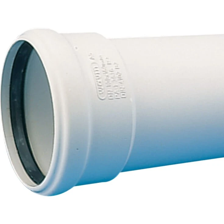 PP 32 x 150 mm afløbsrør, hvid