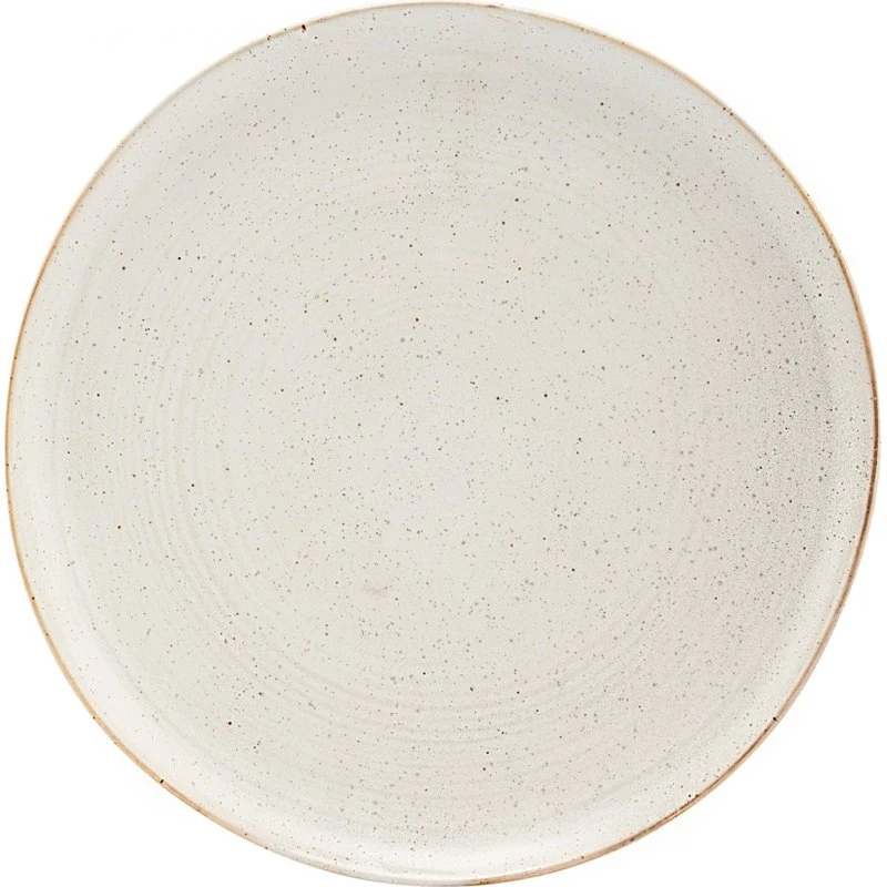 House Doctor Pion middagstallerken Ø28,5 cm - hvid/grå