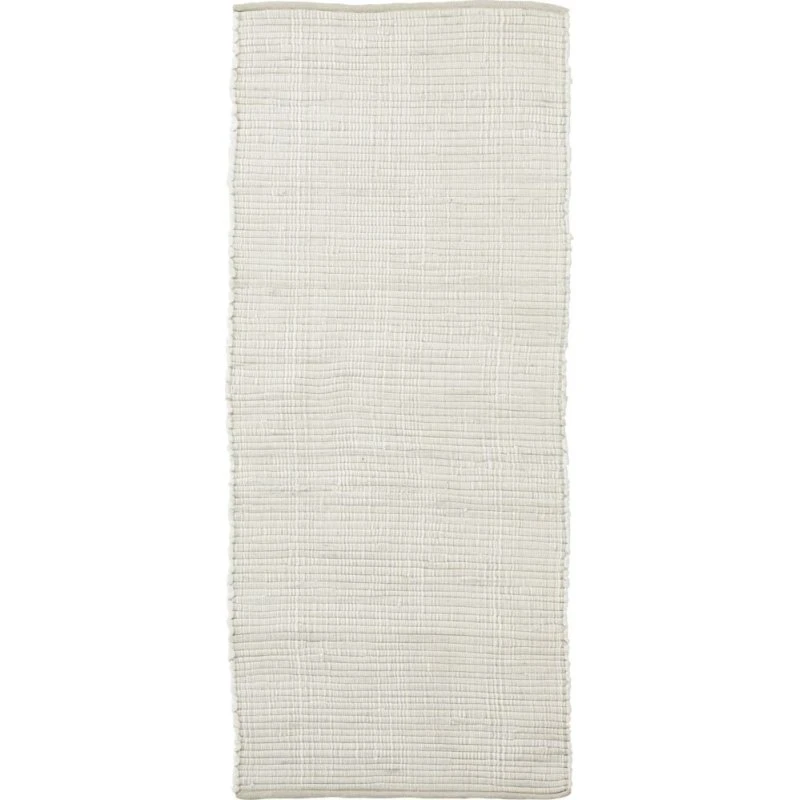 House Doctor Chindi Gulvtæppe 70x160 cm – Hvid