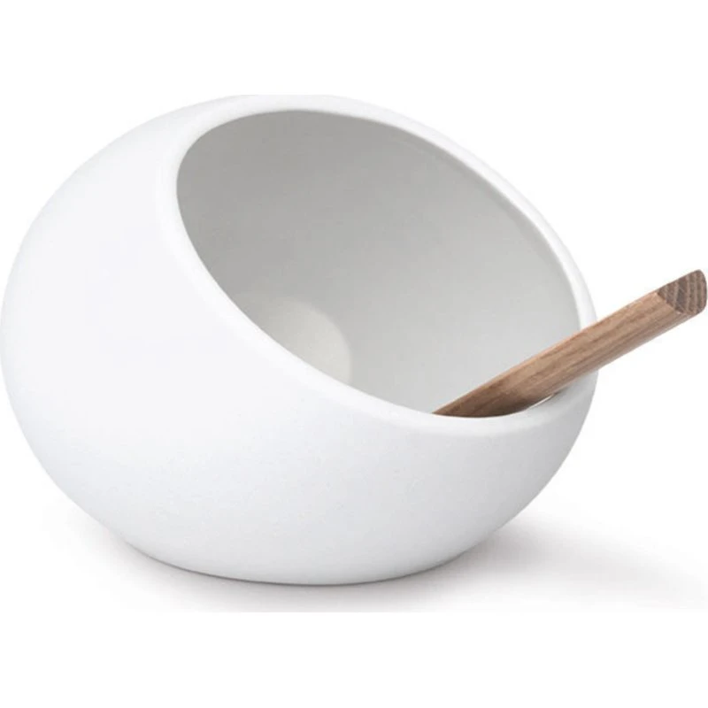 Rosendahl Grand Cru saltkar i porcelæn med træske