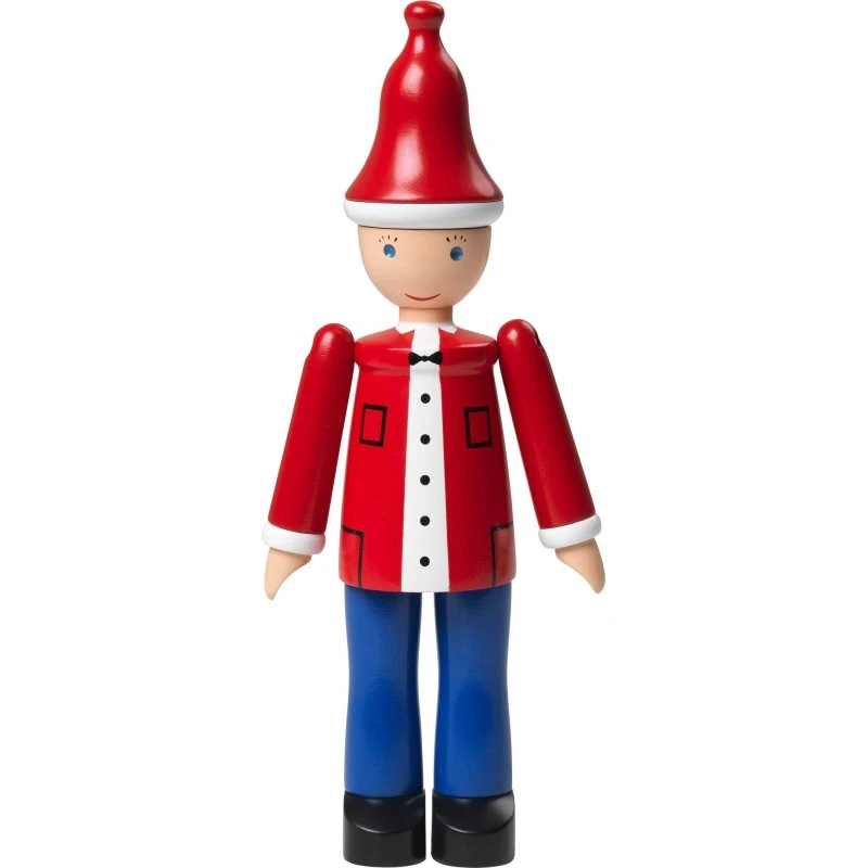 Kay Bojesen Jule Ole træfigur - rød/blå/hvid