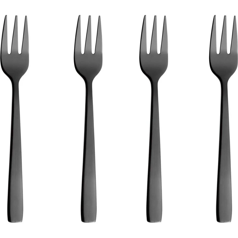 Aida RAW kagegafler, sort 4 stk.