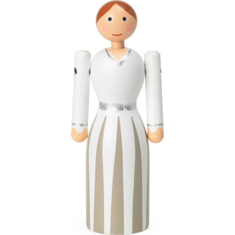 Kay Bojesen Brud 12 cm – Hvid træfigur