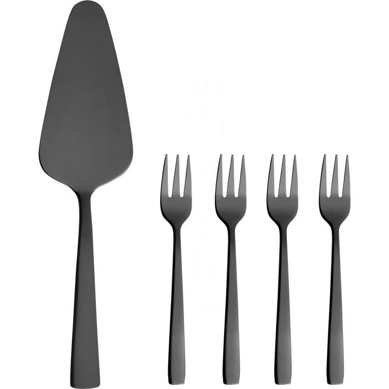 Aida RAW kagesæt 5 dele, sort