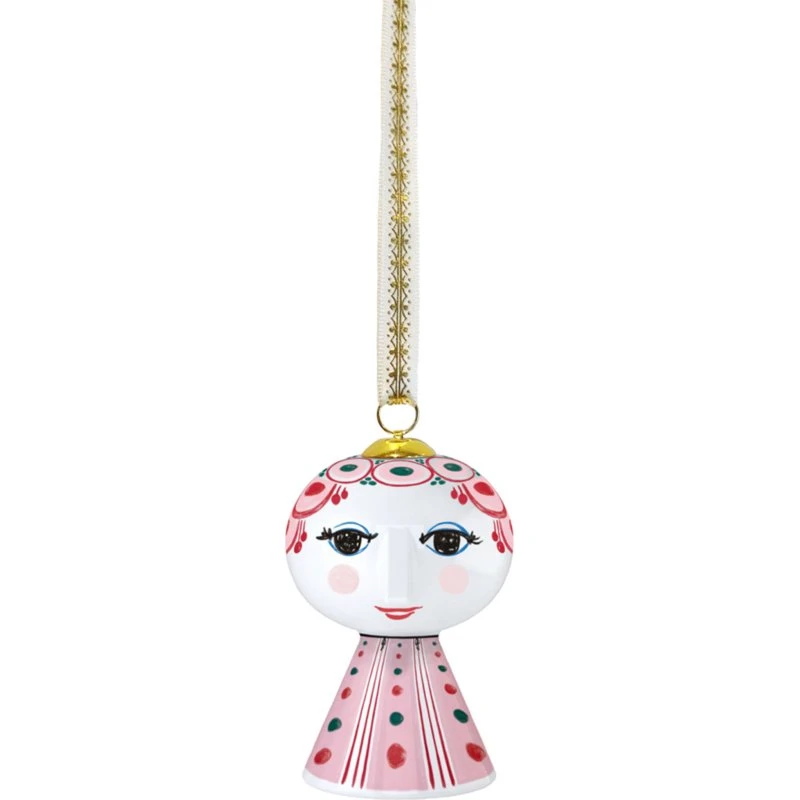 Bjørn Wiinblad Eva juleophæng 2025, 7,5 cm – rød