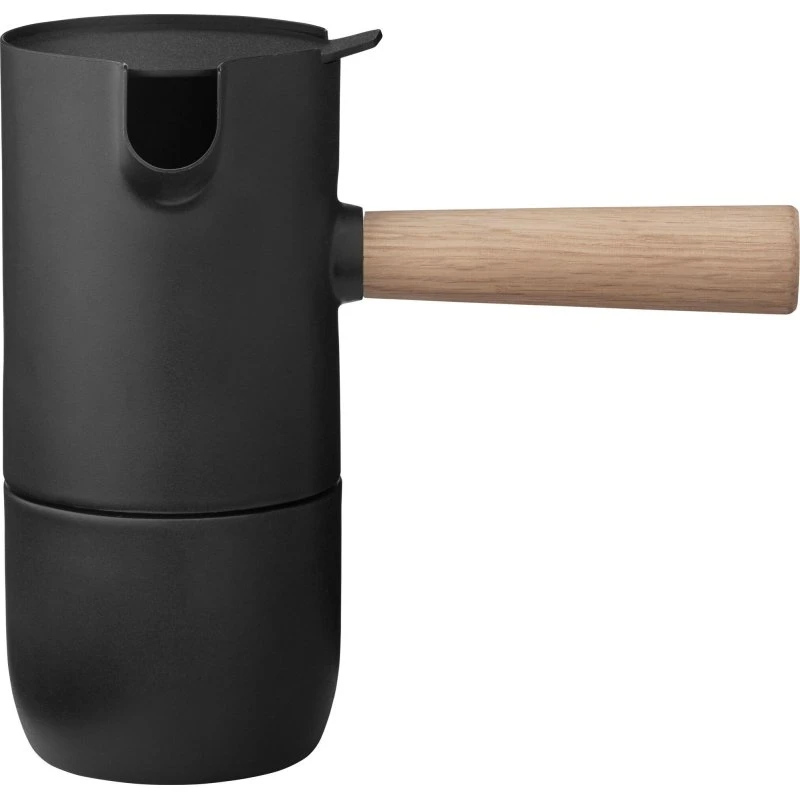 Stelton Collar espressobrygger, sort