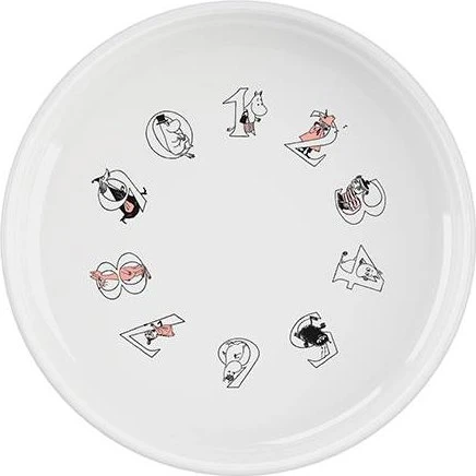 RIG-TIG Moomin ABC skål Ø15 cm - Salmon