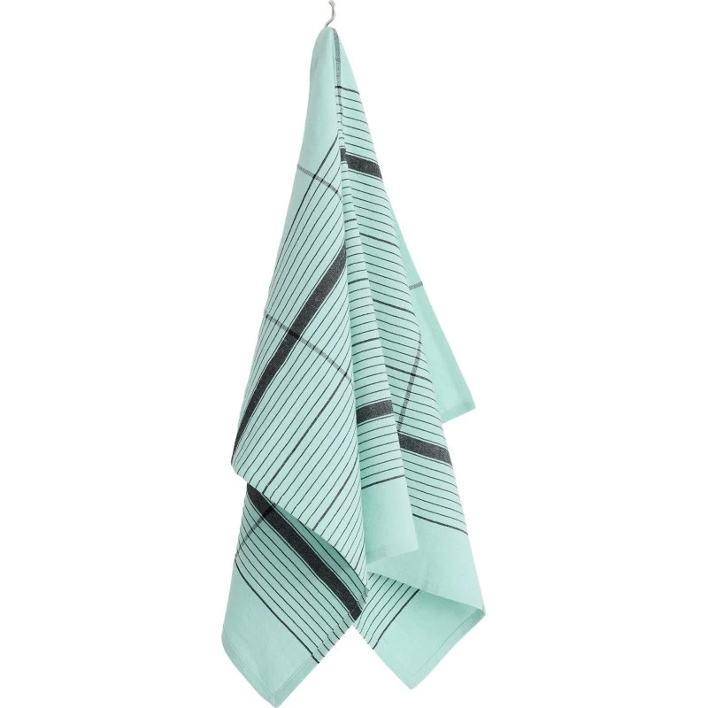 HAY Linear viskestykke 52x80 cm — turkis