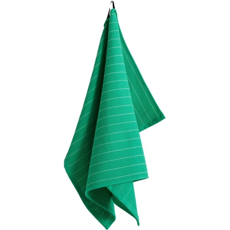 HAY Canteen viskestykke 52x80 cm Emerald Pinstripe