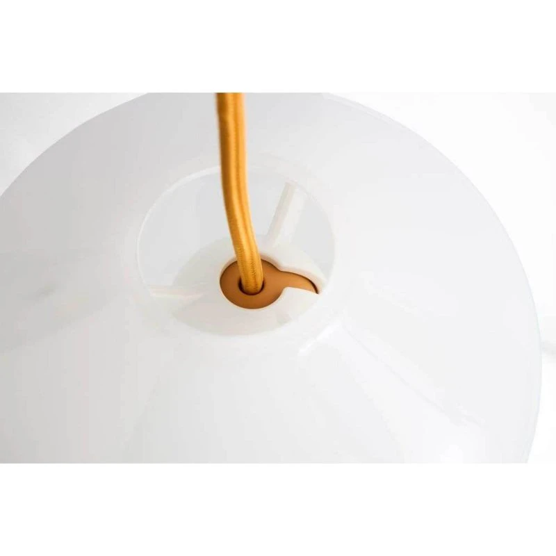 HAY Buoy Glass 20 cm pendel – Opal/Soft-Black