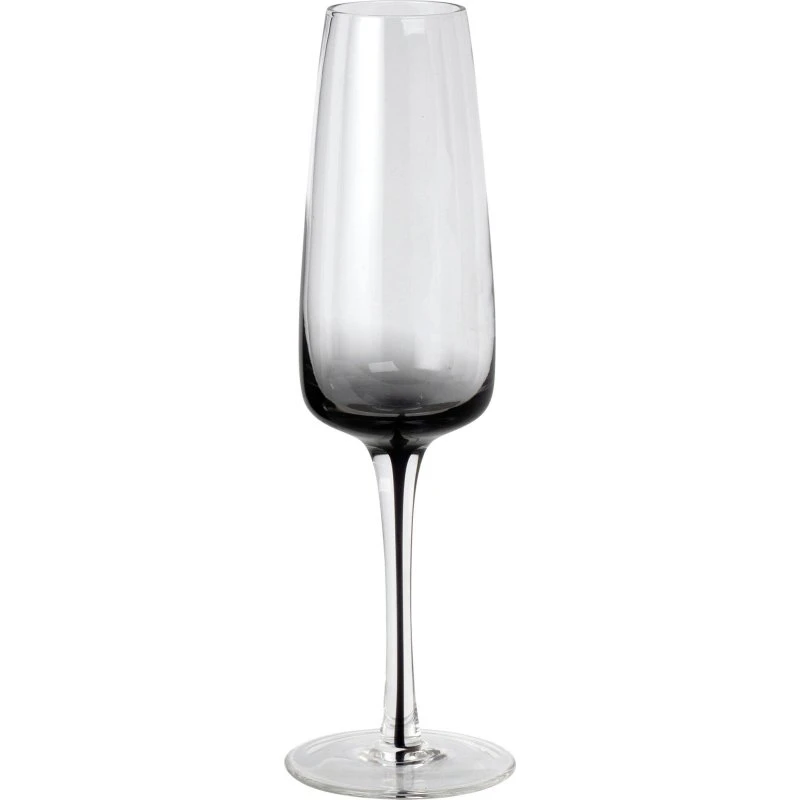 Broste Smoke mundblæst champagneglas 20 cl