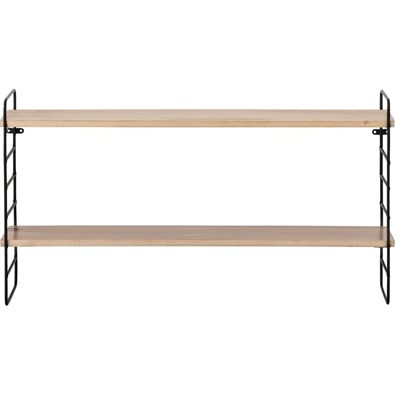 Bloomingville North væghylde 65 cm – natur MDF & sort metal
