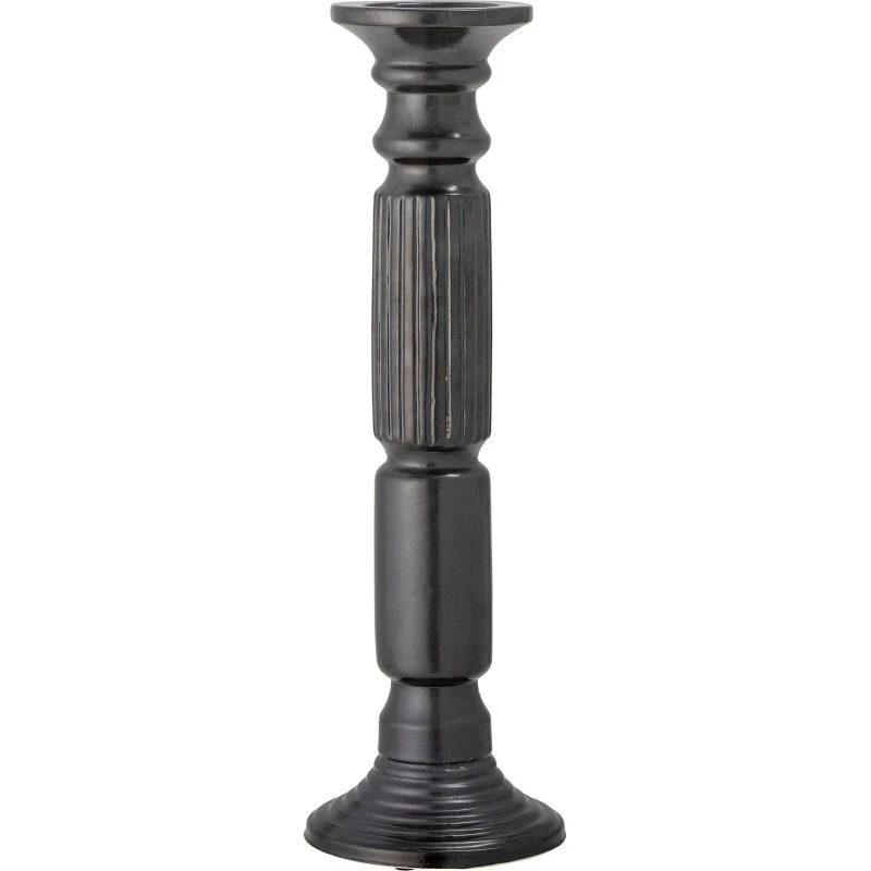 Bloomingville Millas lysestage Ø16 cm - Sort keramik