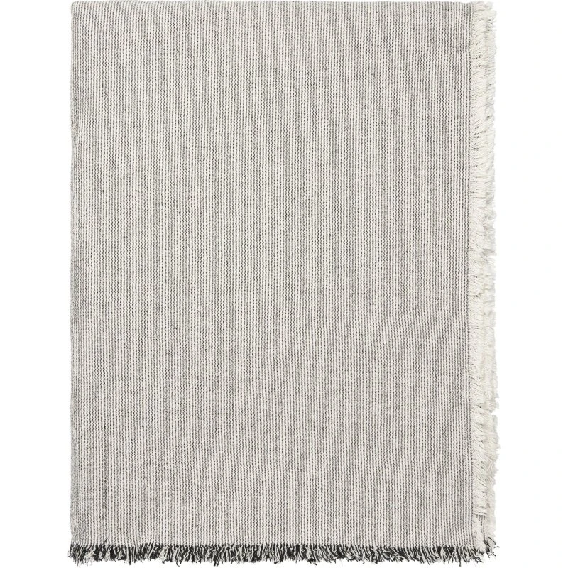 Broste Elouise dug 160x200 cm – sort/offwhite